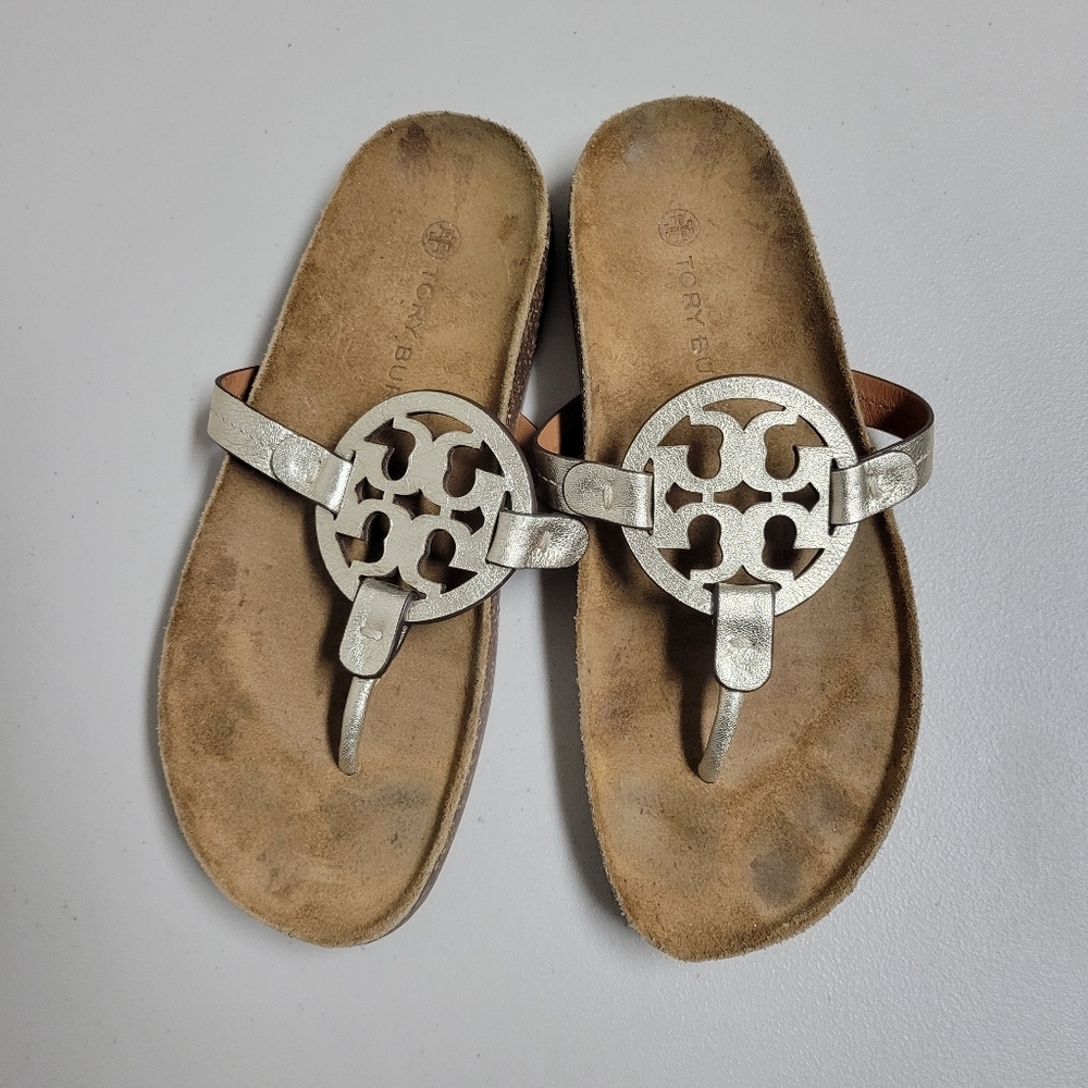Tory Burch Miller Cloud Thong Sandals Size 7.5.